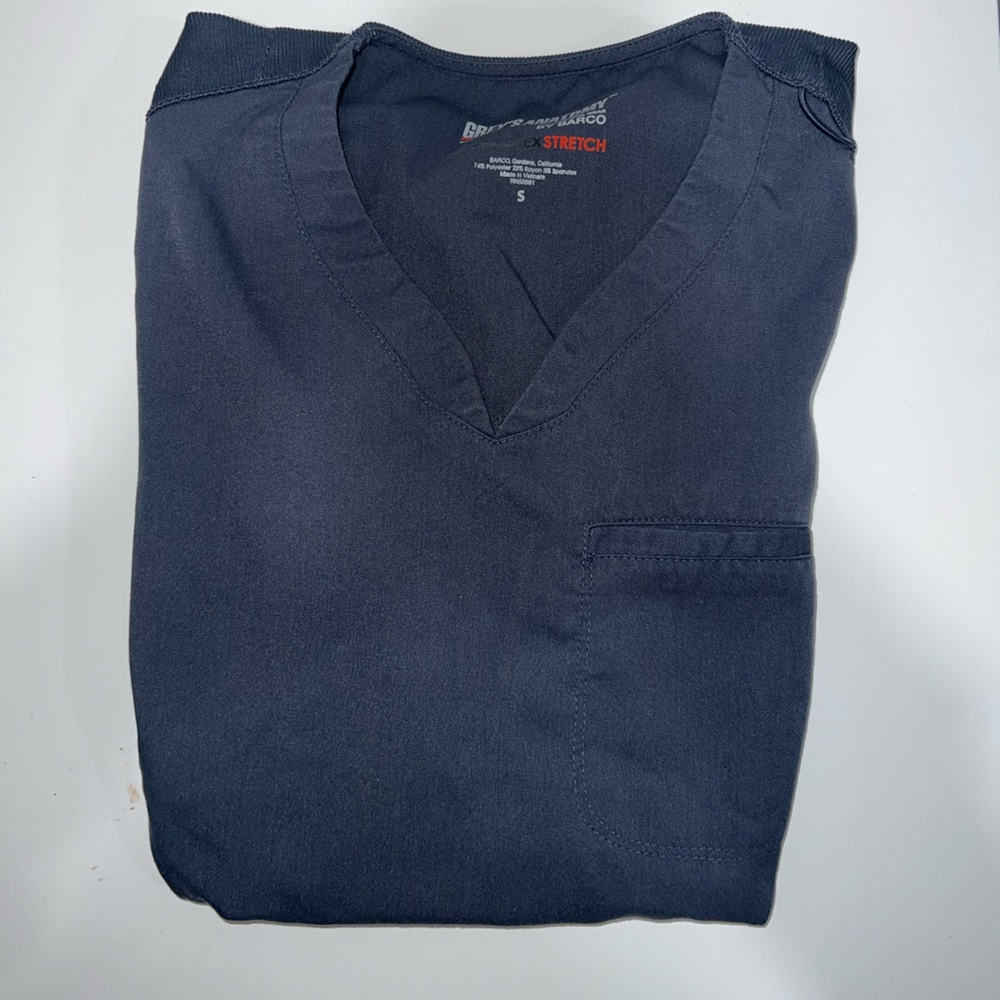 Grey's Anatomy Women's Gray Scrub Set Size XSP/S - Picture 8 of 9